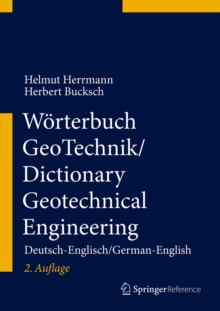 Image for Worterbuch GeoTechnik/Dictionary Geotechnical Engineering: Deutsch-Englisch/German-English
