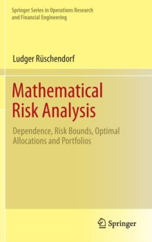 Image for Mathematical Risk Analysis