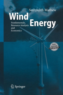 Image for Wind energy  : fundamentals, resource analysis and economics
