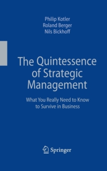 Image for The Quintessence of Strategic Management