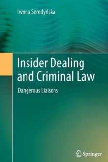 Image for Insider Dealing and Criminal Law