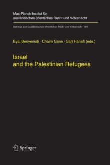 Image for Israel and the Palestinian Refugees