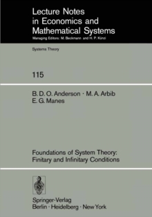 Image for Foundations of System Theory: Finitary and Infinitary Conditions