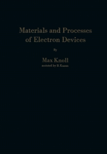 Image for Materials and Processes of Electron Devices
