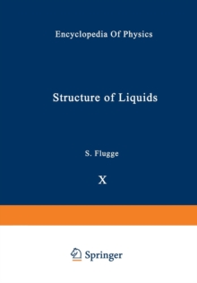 Image for Structure of Liquids / Struktur der Flussigkeiten