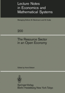 Image for Resource Sector in an Open Economy