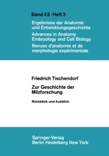 Image for Zur Geschichte der Milzforschung: Ruckblick und Ausblick