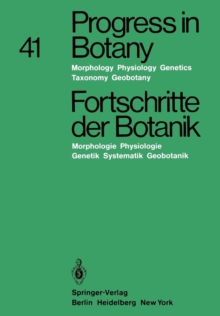 Image for Progress in Botany / Fortschritte der Botanik : Morphology · Physiology · Genetics Taxonomy · Geobotany / Morphologie · Physiologie · Genetik Systematik · Geobotanik