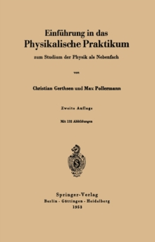 Image for Einfuhrung in das physikalische Praktikum zum Studium der Physik als Nebenfach