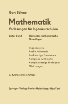 Image for Elementar-mathematische Grundlagen