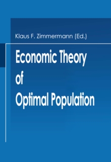 Image for Economic Theory of Optimal Population