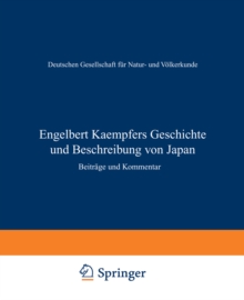Image for Engelbert Kaempfers Geschichte und Beschreibung von Japan: Beitrage und Kommentar
