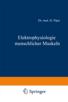 Image for Elektrophysiologie Menschlicher Muskeln