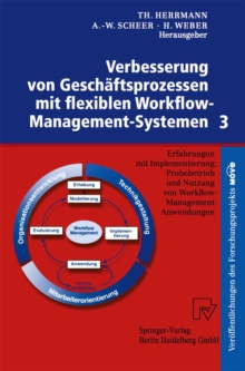Image for Verbesserung von Geschaftsprozessen mit flexiblen Workflow-Management-Systemen 3: Erfahrungen mit Implementierung, Probebetrieb und Nutzung von Workflow-Management-Anwendungen