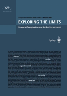 Image for Exploring the Limits: Europe's Changing Communication Environment