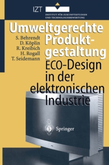 Image for Umweltgerechte Produktgestaltung: Eco-design in Der Elektronischen Industrie
