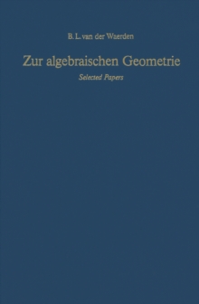 Image for Zur Algebraischen Geometrie: Selected Papers