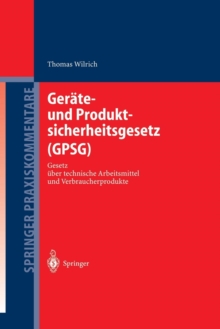 Image for Gerate- und Produktsicherheitsgesetz (GPSG)