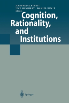 Image for Cognition, Rationality, and Institutions