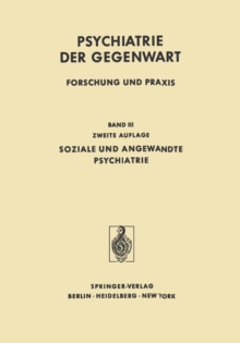 Image for Soziale Und Angewandte Psychiatrie.