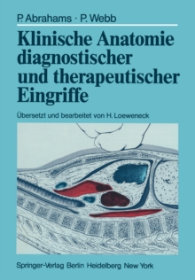 Image for Klinische Anatomie Diagnostischer Und Therapeutischer Eingriffe