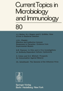 Image for Current Topics in Microbiology and Immunology : Volume 80