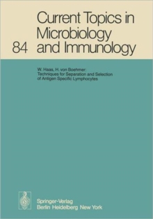Image for Current Topics in Microbiology and Immunology : Volume 84