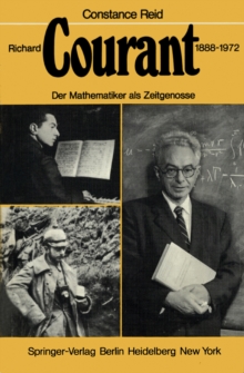 Image for Richard Courant 1888-1972: Der Mathematiker Als Zeitgenosse