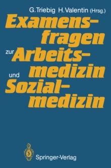 Image for Examensfragen zur Arbeitsmedizin und Sozialmedizin