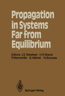 Image for Propagation in Systems Far from Equilibrium: Proceedings of the Workshop, Les Houches, France, March 10-18, 1987