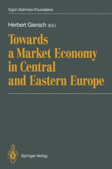 Image for Towards a Market Economy in Central and Eastern Europe