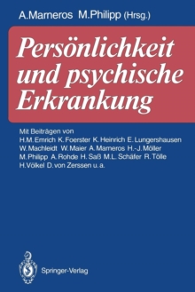 Image for Persoenlichkeit und psychische Erkrankung