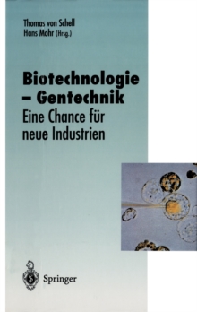 Image for Biotechnologie - Gentechnik: Eine Chance Fur Neue Industrien