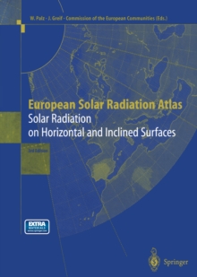 Image for European Solar Radiation Atlas: Solar Radiation on Horizontal and Inclined Surfaces