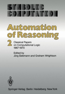 Image for Automation of Reasoning : 2: Classical Papers on Computational Logic 1967–1970