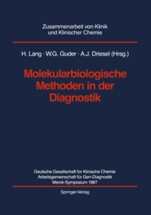 Image for Molekularbiologische Methoden in Der Diagnostik