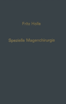 Image for Spezielle Magenchirurgie.