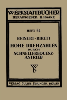 Image for Hohe Drehzahlen durch Schnellfrequenz-Antrieb