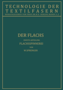 Image for Der Flachs: Flachsspinnerei Zweite Abteilung