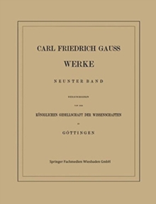 Carl Friedrich Gauss Werke