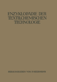 Image for Enzyklopadie der textilchemischen Technologie