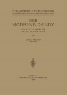 Image for Der Moderne Dandy