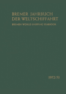 Image for 1952/53: Analyse Der Schiffahrtswirtschaft.