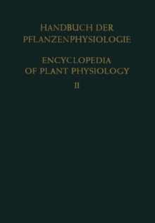 Image for Allgemeine Physiologie der Pflanzenzelle / General Physiology of the Plant Cell