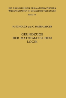 Image for Grundzuge der Mathematischen Logik