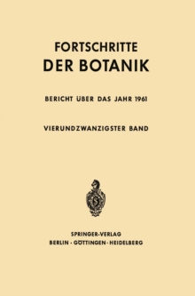 Image for Fortschritte der Botanik