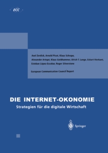 Image for Die Internet-Okonomie: Strategien fur die digitale Wirtschaft