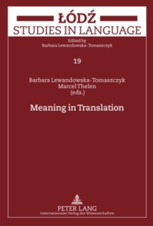 Image for Meaning in Translation