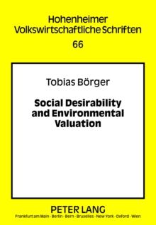 Image for Social Desirability and Environmental Valuation