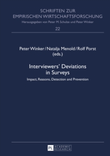 Image for Interviewers' Deviations in Surveys: Impact, Reasons, Detection and Prevention